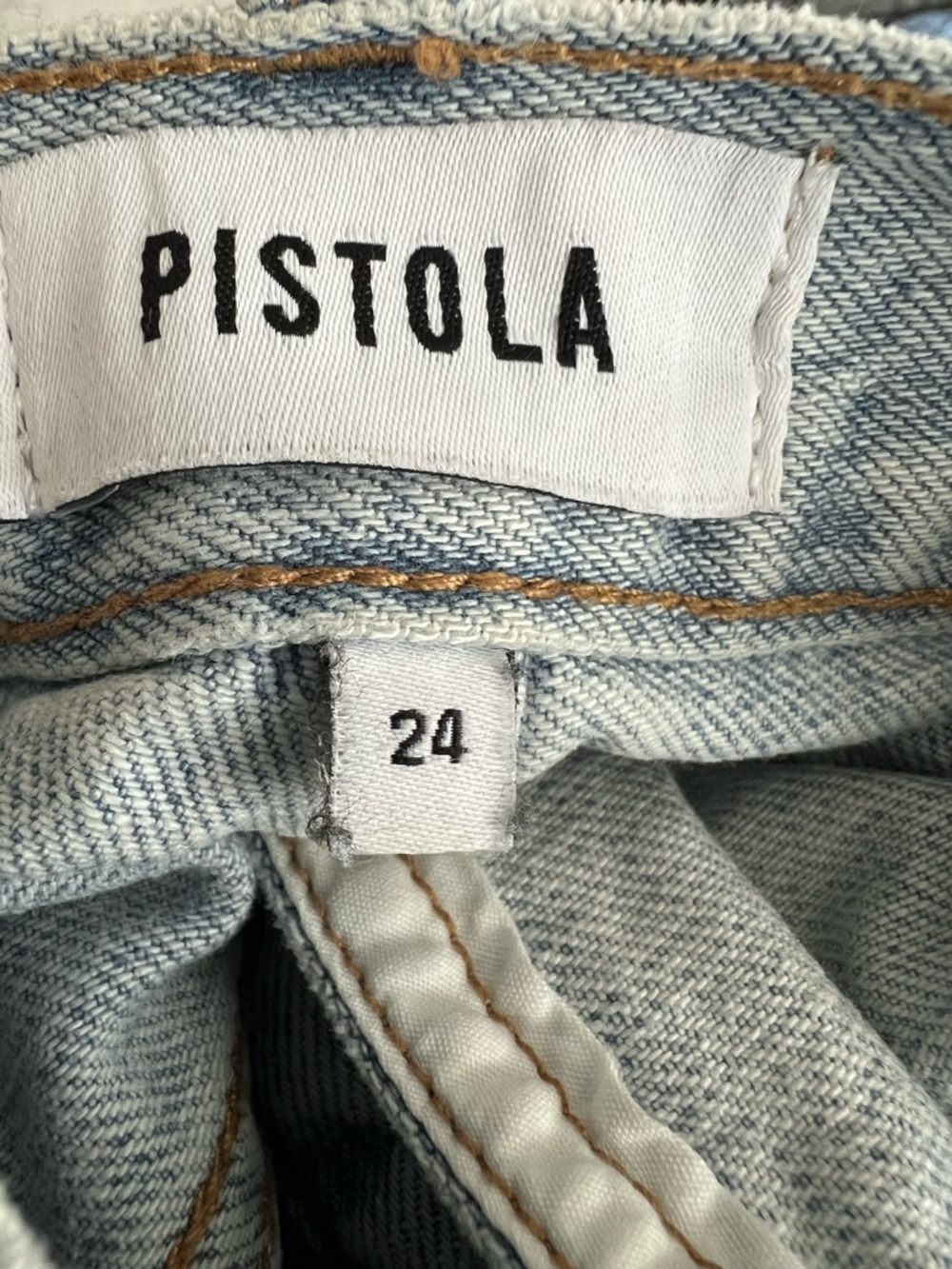 Pistola Light Wash Denim Shorts - Super Funky and Cute! - Picture 13 of 13